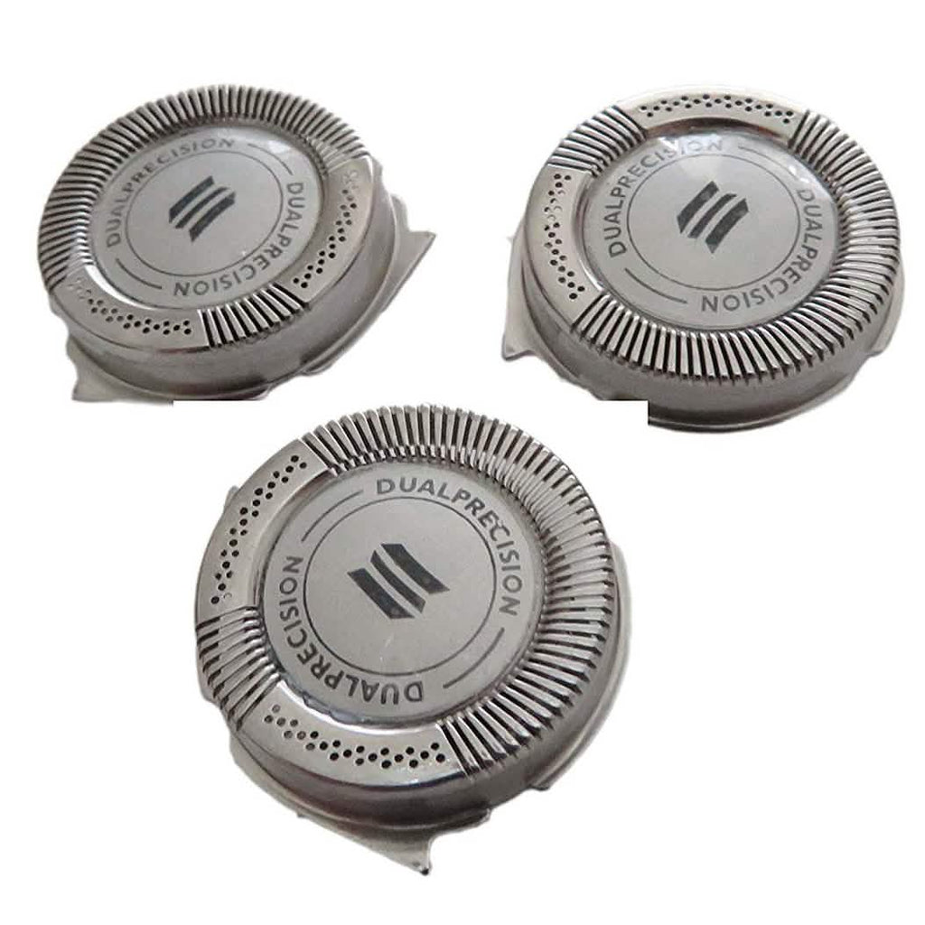 Lot de 3 : Têtes de rechange double précision HQ8 pour rasoirs Philips Norelco