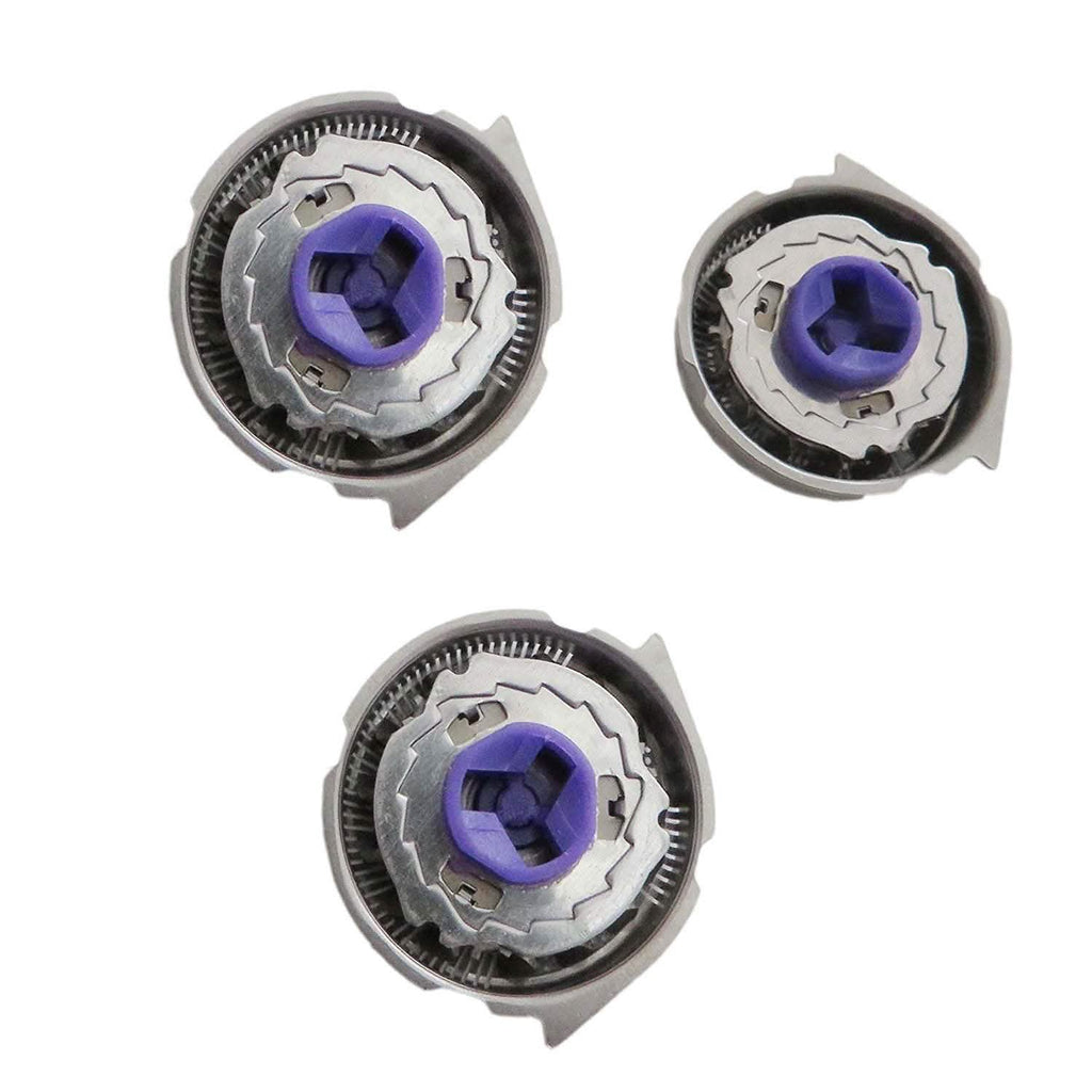 Lot de 3 : Têtes de rechange double précision HQ8 pour rasoirs Philips Norelco