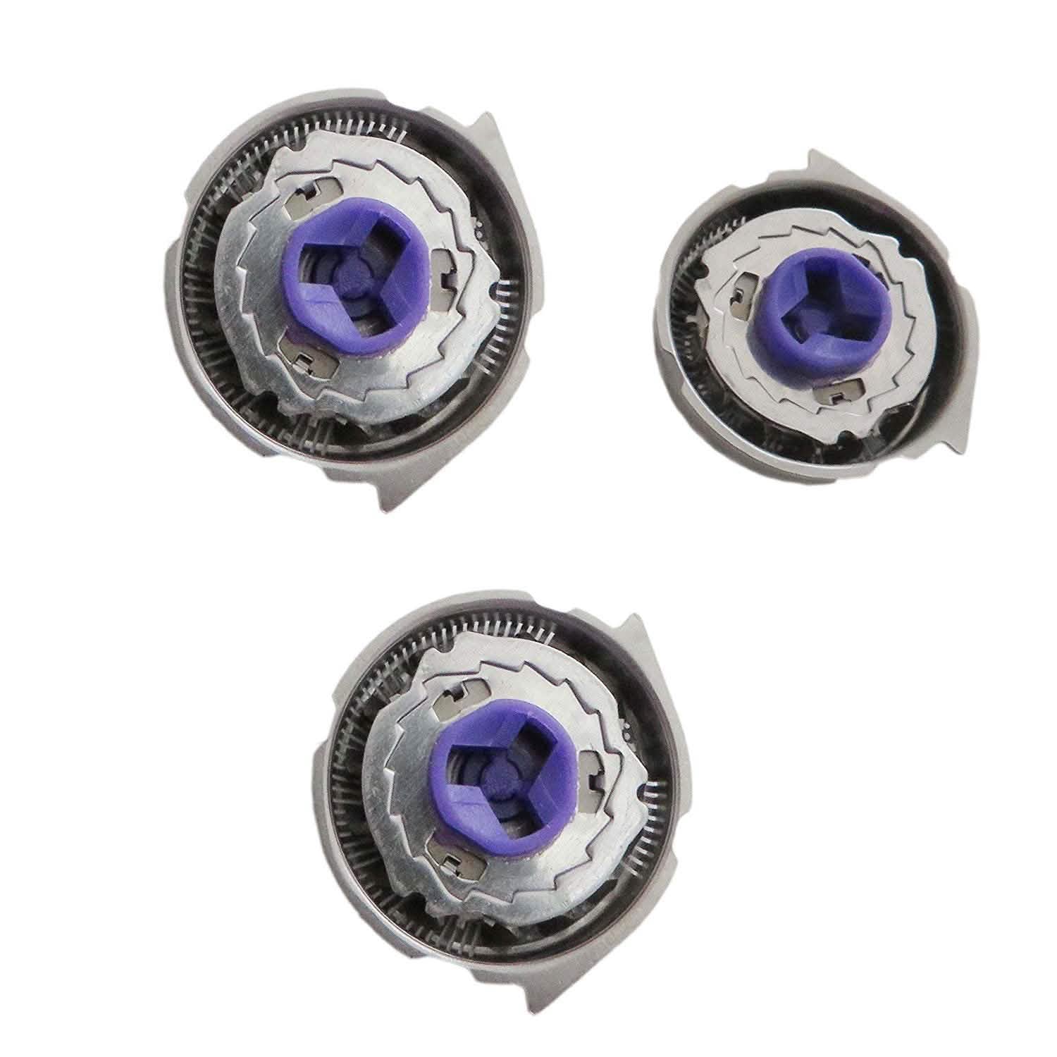 Lot de 3 : Têtes de rechange double précision HQ8 pour rasoirs Philips Norelco