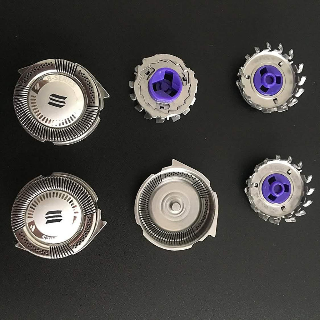 Lot de 3 : Têtes de rechange double précision HQ8 pour rasoirs Philips Norelco