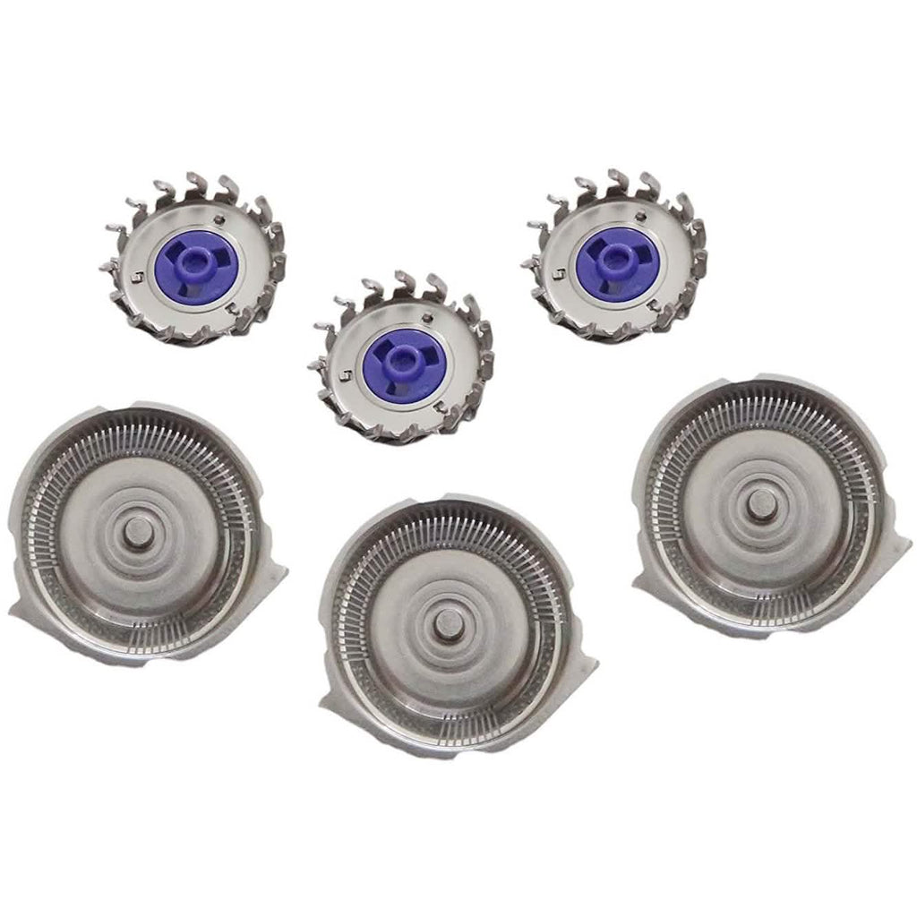 Lot de 3 : Têtes de rechange double précision HQ8 pour rasoirs Philips Norelco