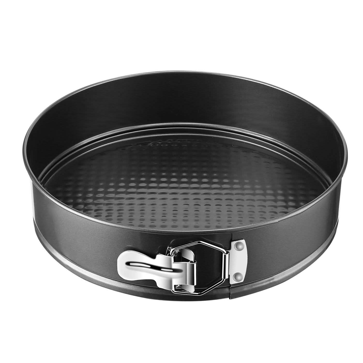 Lot de 3 moules à charnière antiadhésifs à fond amovible