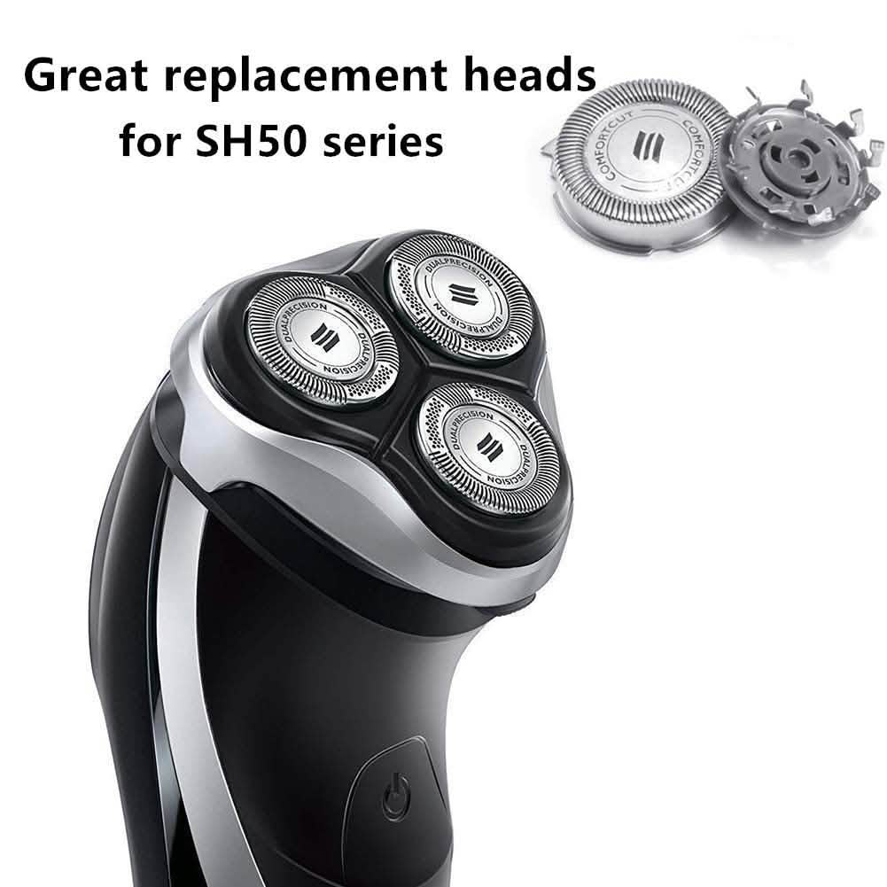 Ensemble de 3 têtes de rasoir de rechange pour Philips Norelco SH50