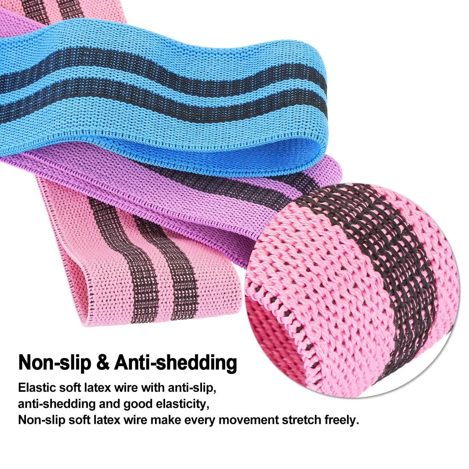 Ensemble de 3 bandes de résistance pour entraînement hanches et jambes