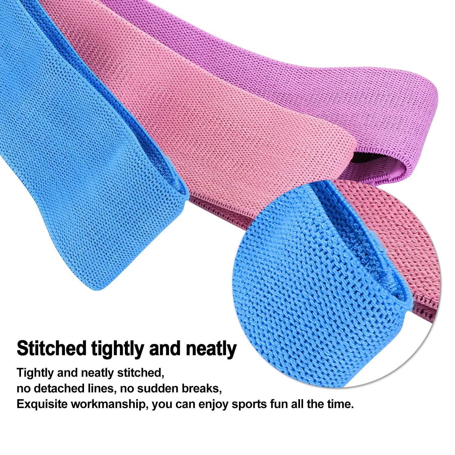 Ensemble de 3 bandes de résistance pour entraînement hanches et jambes