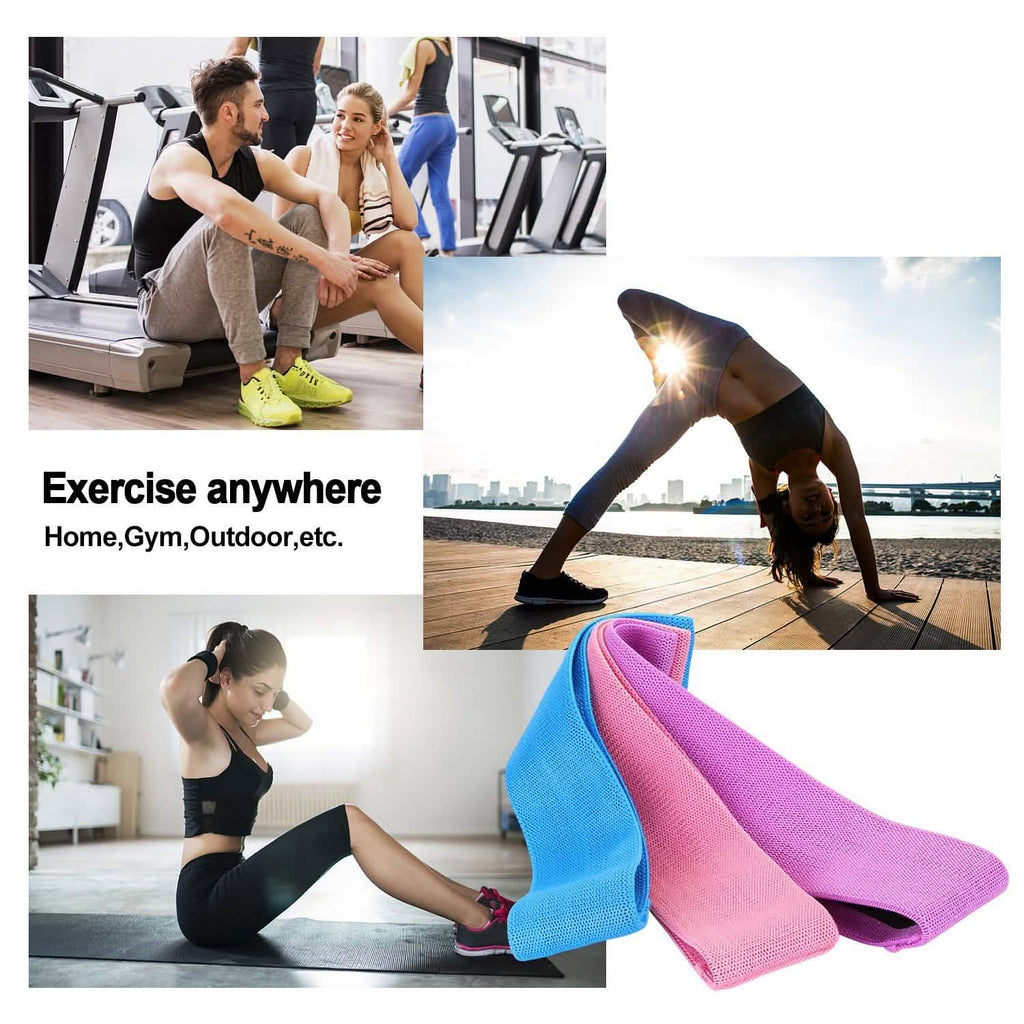 Ensemble de 3 bandes de résistance pour entraînement hanches et jambes
