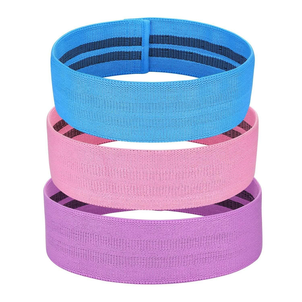 Ensemble de 3 bandes de résistance pour entraînement hanches et jambes
