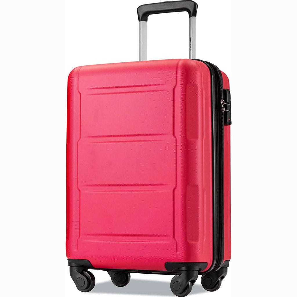 Ensemble de 3 valises rigides légères avec roulettes multidirectionnelles et cadenas TSA