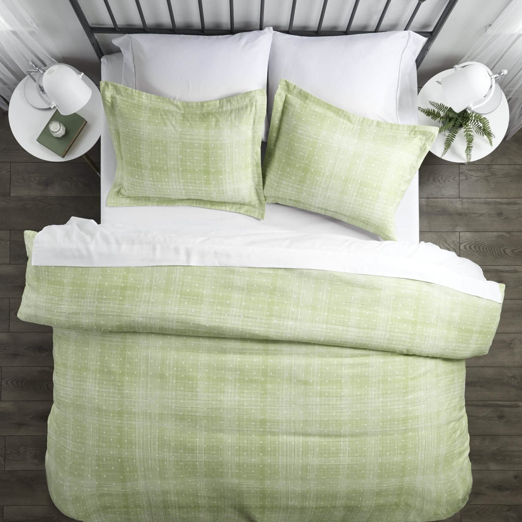 Ensemble 3 pièces : Housse de couette à pois