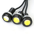 Lot de 3 : Feux LED Œil d'aigle ambrés