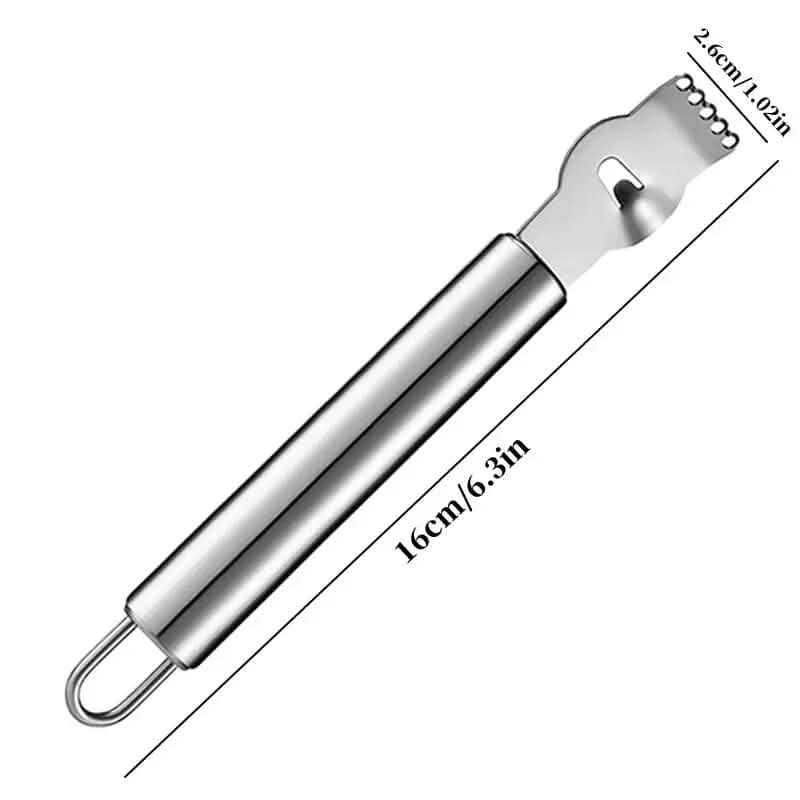 Lot de 3 : Zesteur Éplucheur en Acier Inoxydable