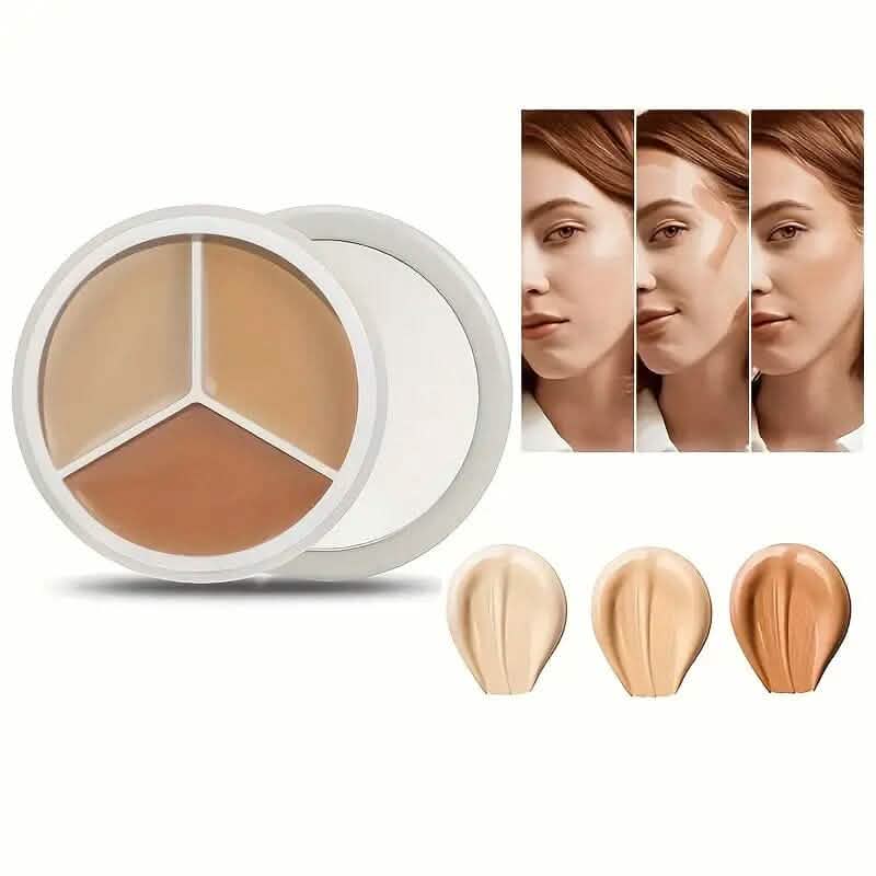 Palette anti-cernes crémeux 3 teintes