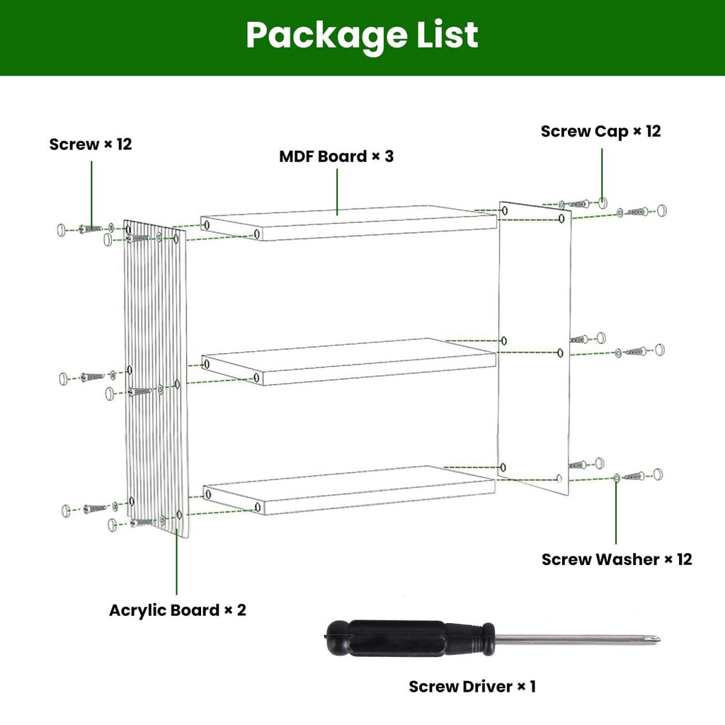 Organisateur de comptoir à 3 niveaux : Meuble de rangement en acrylique et bois pour salle de bain