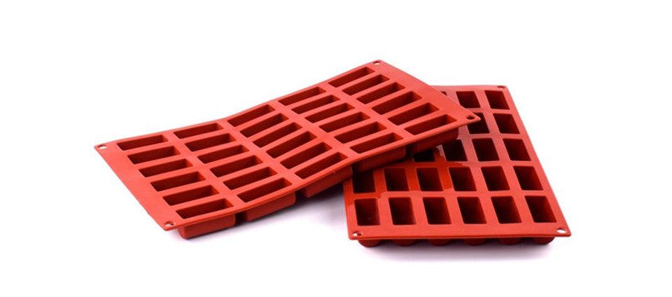 Moule à gâteau en silicone 30 cavités, outils de décoration de gâteaux au chocolat, moules à desserts, moules à bonbons, moule à mini-gâteaux, moule à bonbons, moule à chocolat en silicone sécable