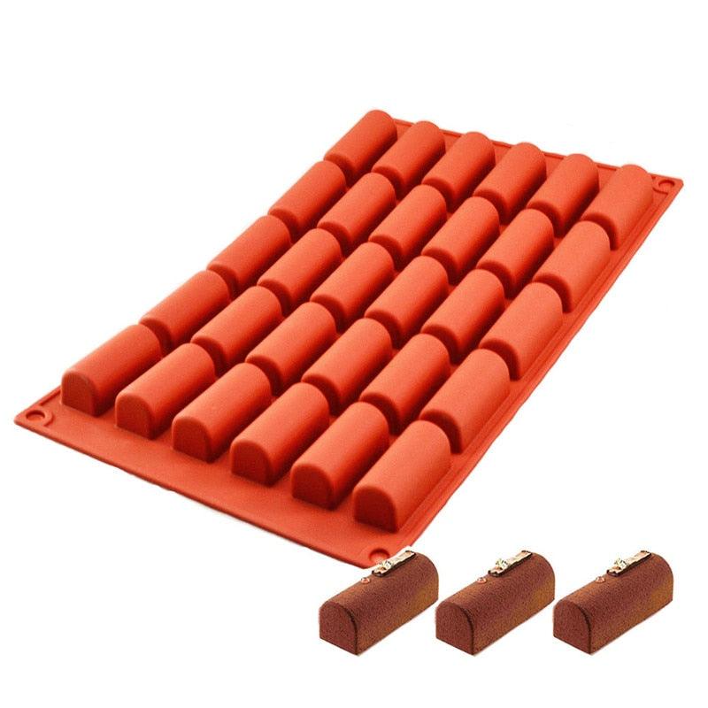 Moule à gâteau en silicone 30 cavités, outils de décoration de gâteaux au chocolat, moules à desserts, moules à bonbons, moule à mini-gâteaux, moule à bonbons, moule à chocolat en silicone sécable