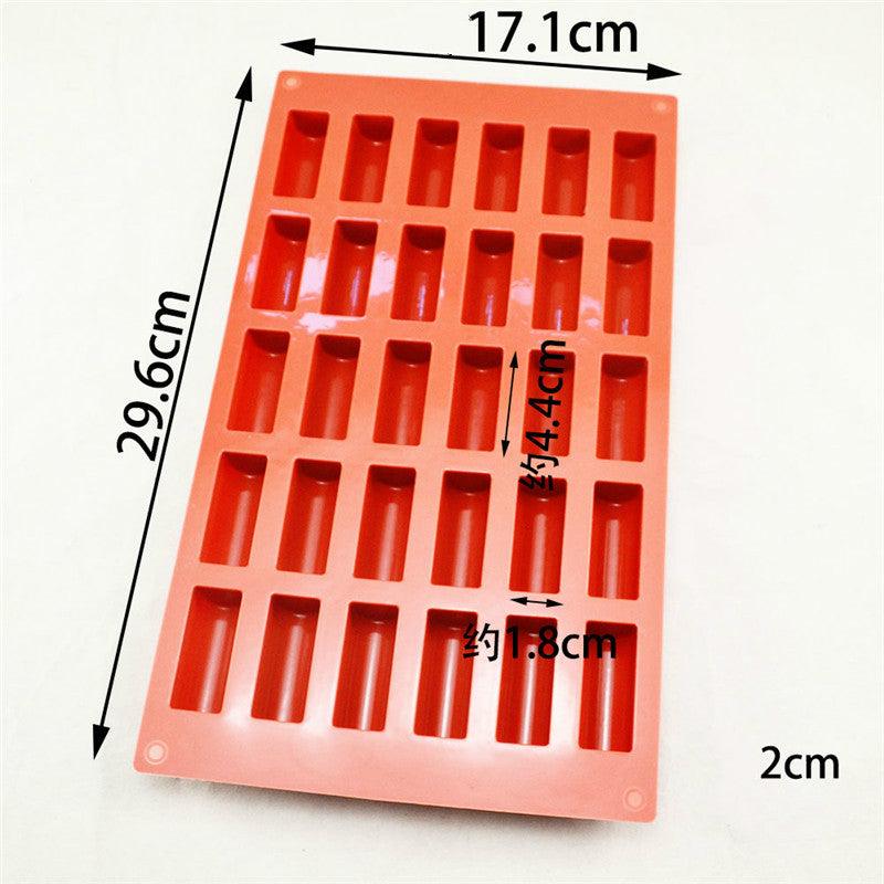 Moule à gâteau en silicone 30 cavités, outils de décoration de gâteaux au chocolat, moules à desserts, moules à bonbons, moule à mini-gâteaux, moule à bonbons, moule à chocolat en silicone sécable
