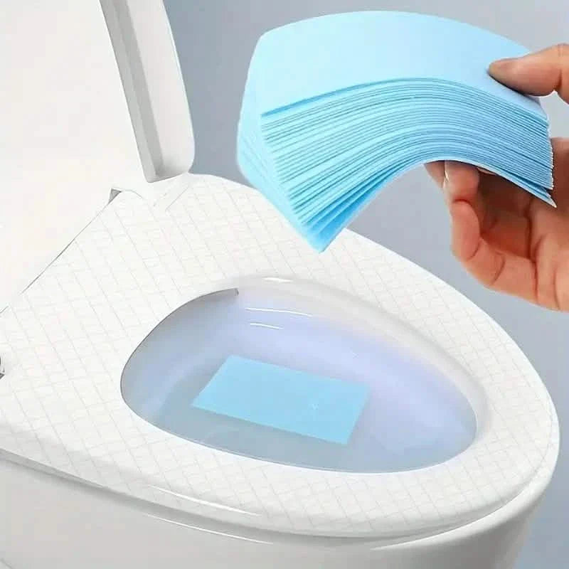 30 pièces : Pastilles nettoyantes WC et sols parfumées Jasmin bleu