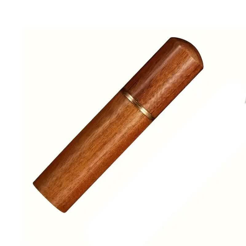 30 aiguilles autoenfileuses de tailles variées avec tube de rangement en bois