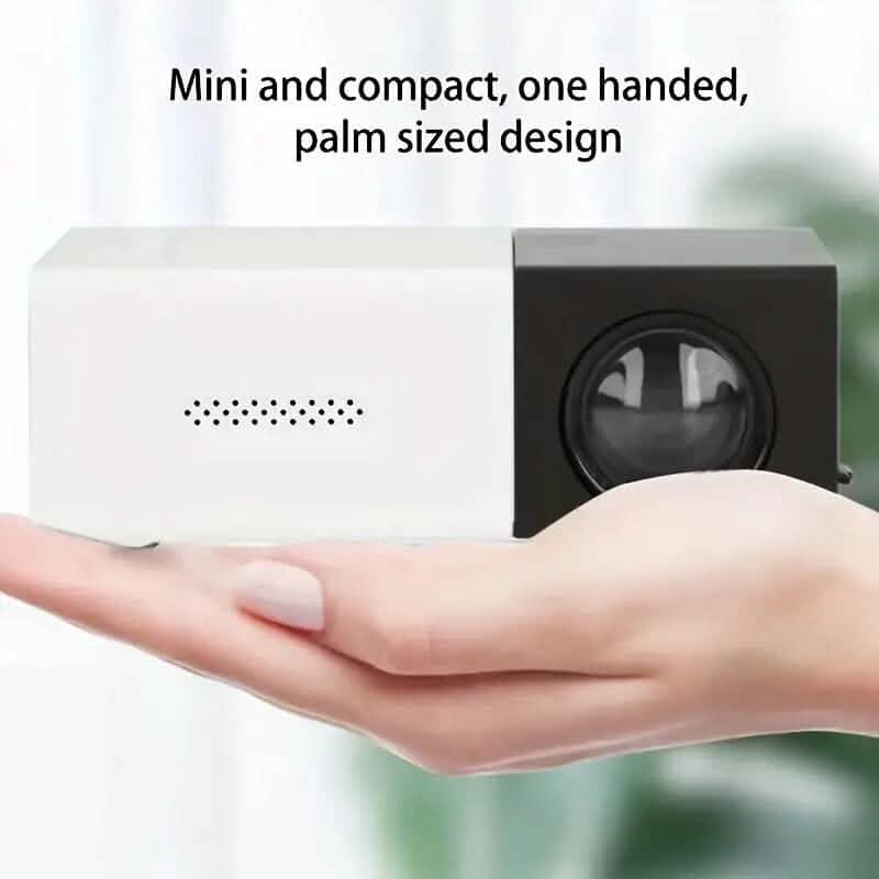 Mini-projecteur HD 3000+ Lumens avec télécommande