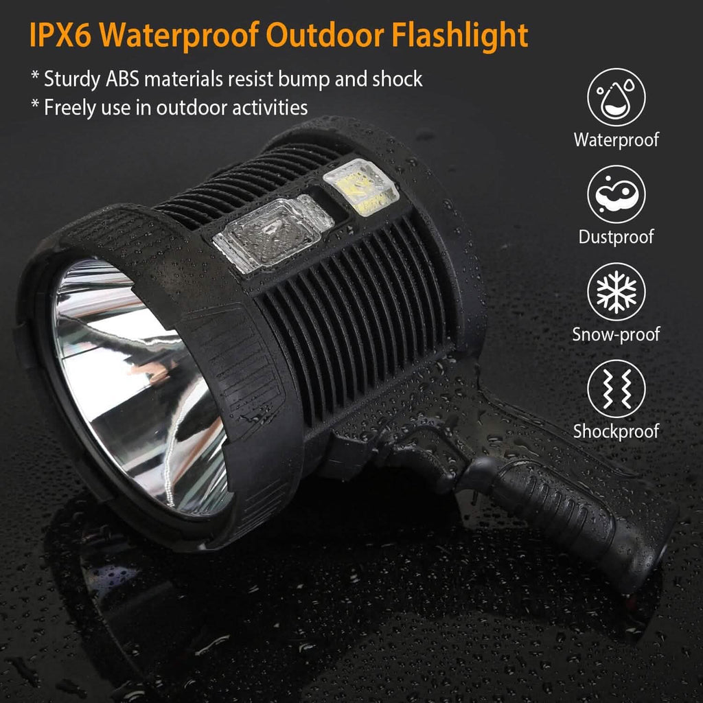 Lampe de poche LED rechargeable 3000 lumens