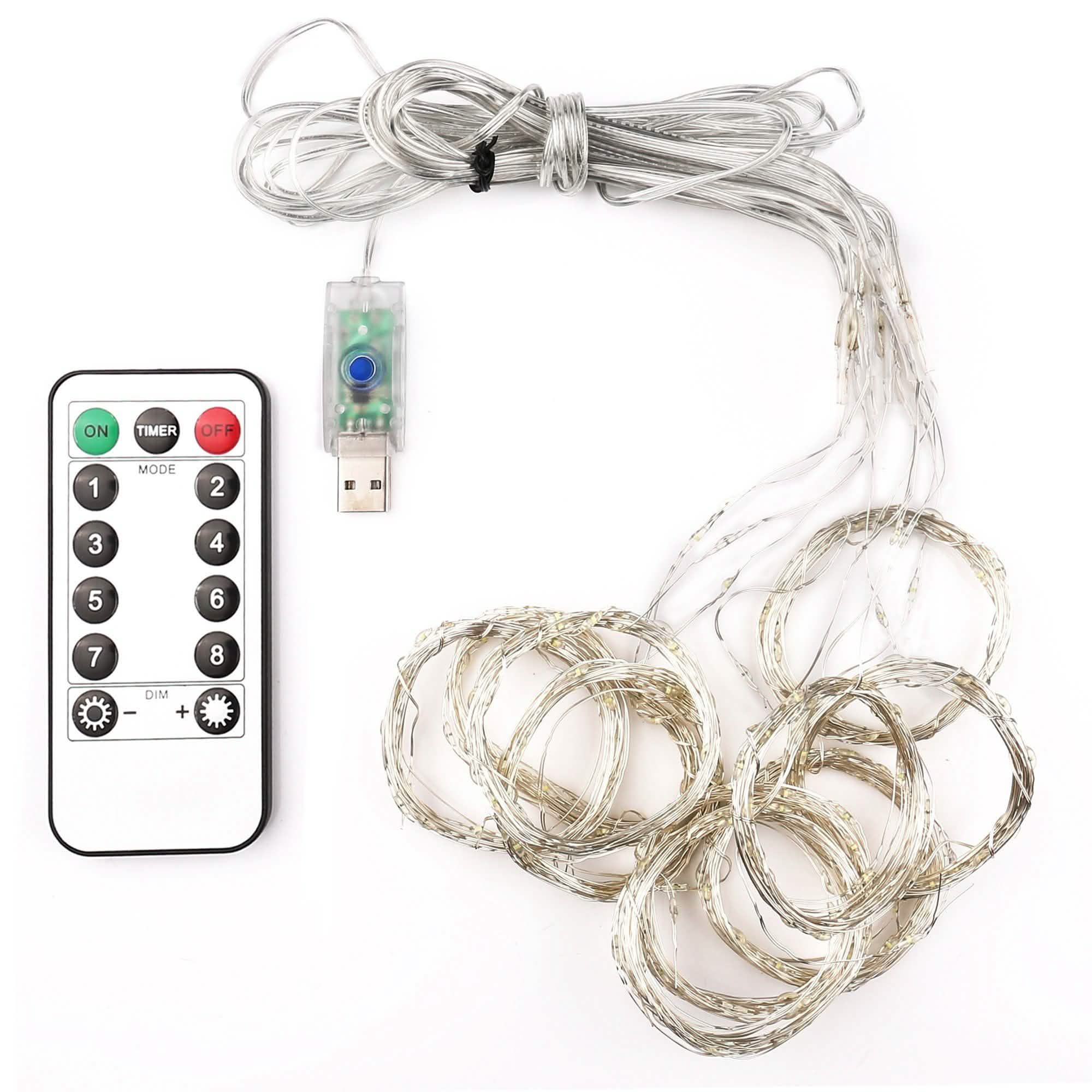 Guirlande Lumineuse Étanche USB RGB 300 LED avec Télécommande
