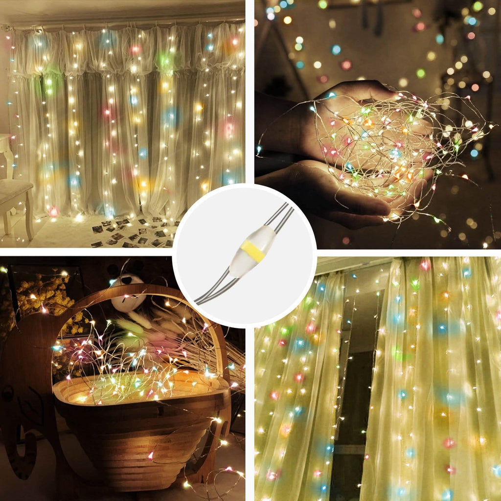 Guirlande Lumineuse Étanche USB RGB 300 LED avec Télécommande