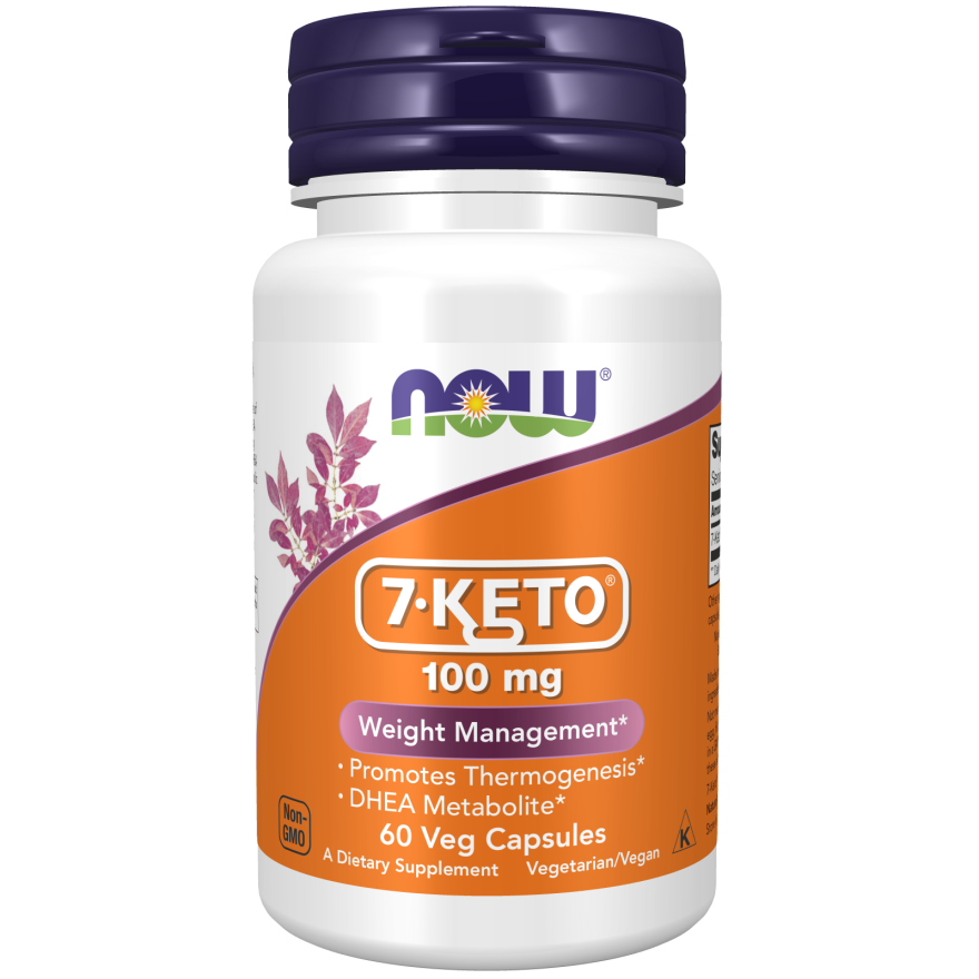 Now Foods 7-Keto 100mg 60 Vcaps - 3013
