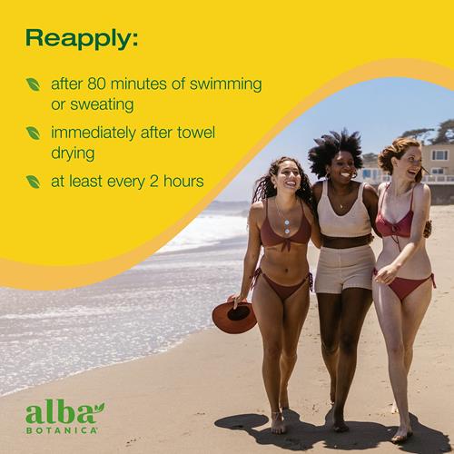 Alba Botanica Sport Sunscreen Spray For Face And Body, Spf 50, 5 Fl Oz Bottle