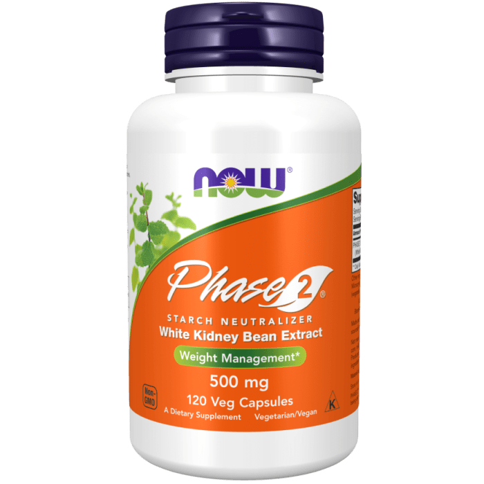 Now Foods Phase 2 500 mg 120 gélules végétales - 3021
