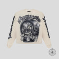 T-shirt manches longues Hellstar Mark blanc