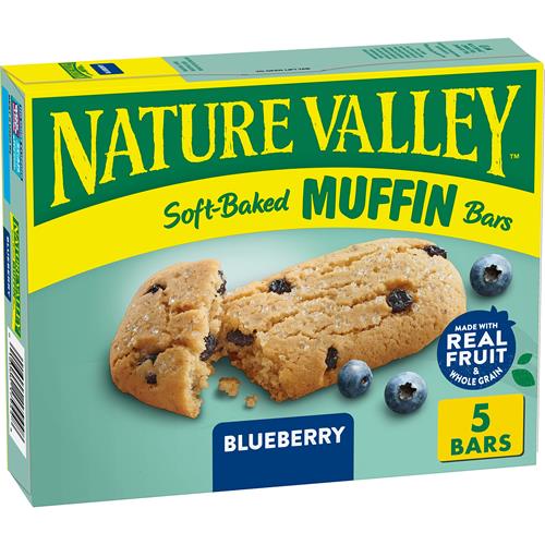 Barres moelleuses Nature Valley, myrtille, barres tendres, 5 barres, 175 g