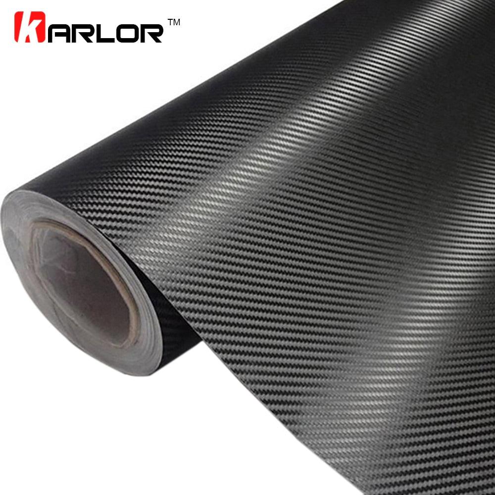 30cmx127cm 3D Fibre de Carbone Vinyle Voiture Wrap Film Rouleau Stickers Film Vinyle Fibre de Carbone Autocollant Moto Auto Styling Fibre de Carbone Vinyle Voiture Wrap Film Rouleau Stickers et Autocollant Moto Accessoires Automobiles
