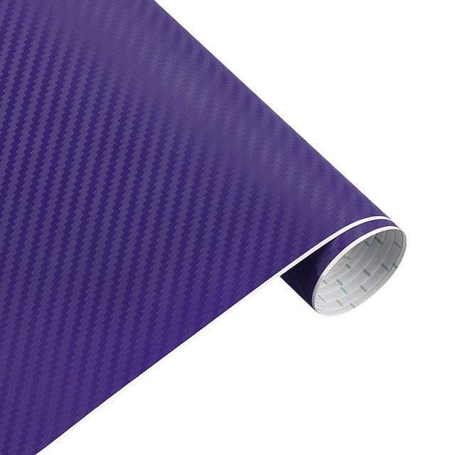 30cmx127cm 3D Fibre de Carbone Vinyle Voiture Wrap Film Rouleau Stickers Film Vinyle Fibre de Carbone Autocollant Moto Auto Styling Fibre de Carbone Vinyle Voiture Wrap Film Rouleau Stickers et Autocollant Moto Accessoires Automobiles