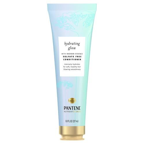Revitalisant sans sulfates Pantene, hydrate les cheveux secs et abîmés, mélanges de nutriments à l'essence de baobab, sans danger pour les cheveux colorés, 236 ml