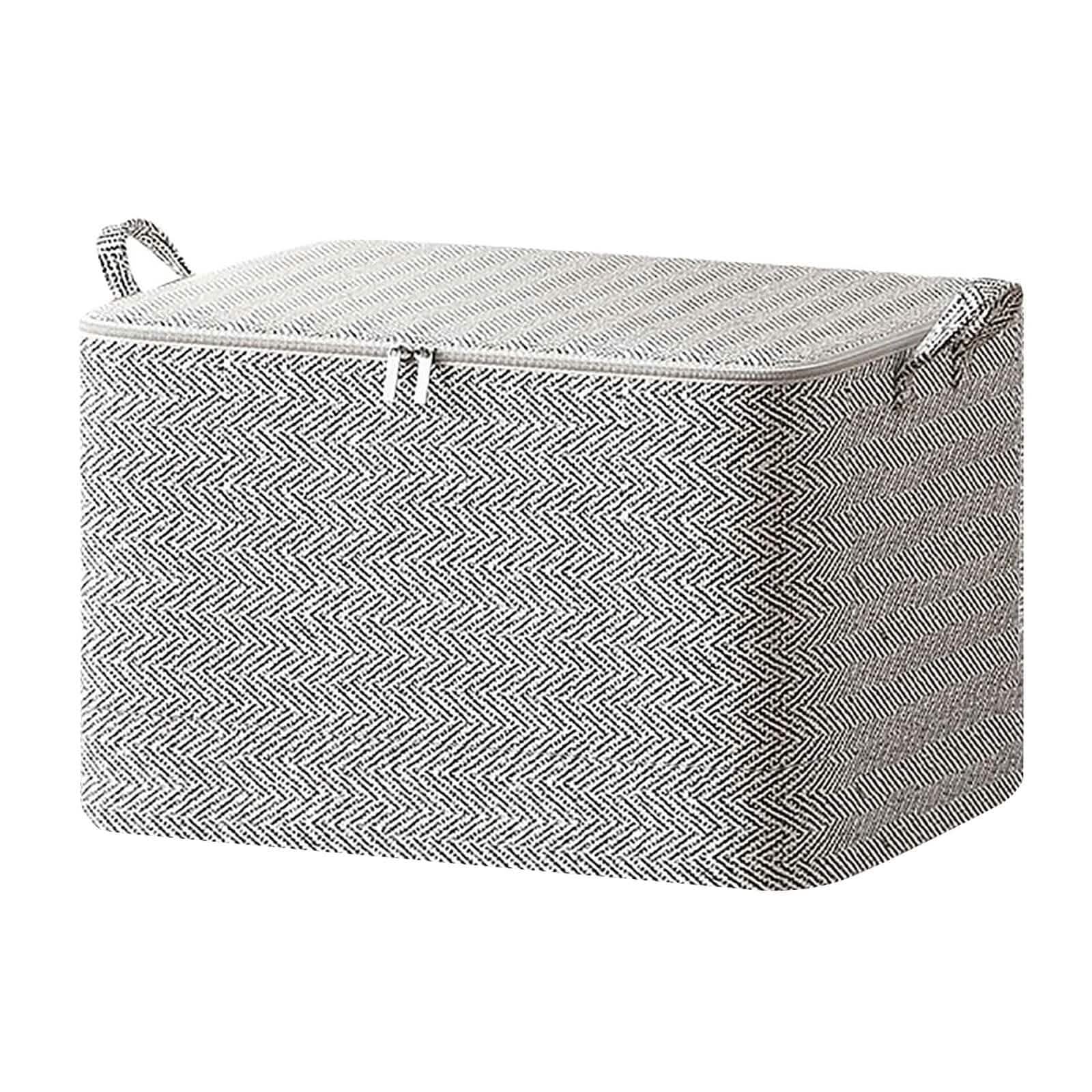 Sac de rangement pliable en tissu 30L avec poignée renforcée