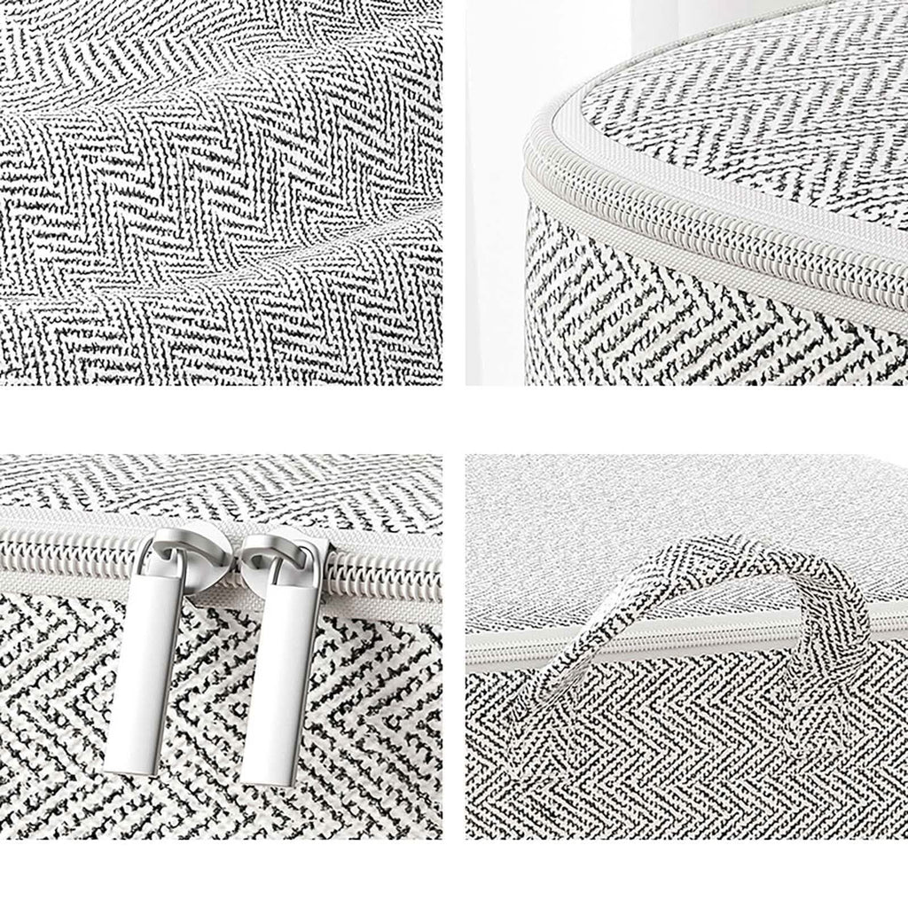 Sac de rangement pliable en tissu 30L avec poignée renforcée