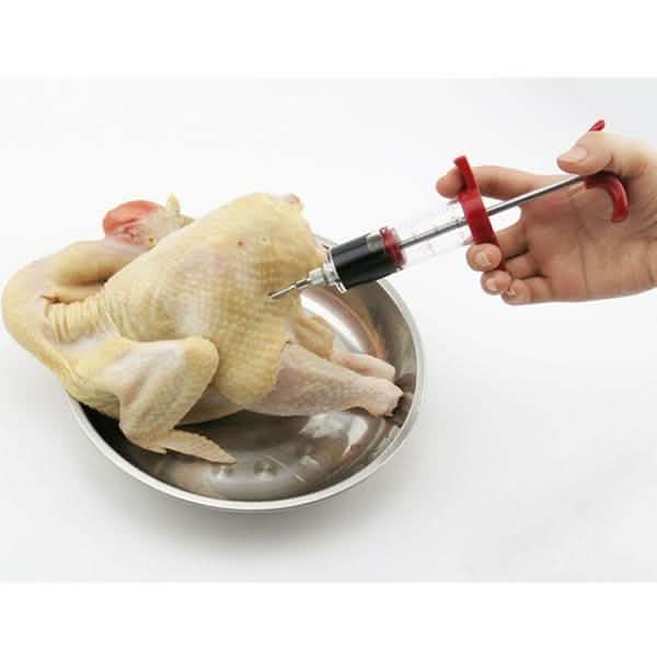 Seringue à injecter l'assaisonnement et la marinade pour viande barbecue 30ml