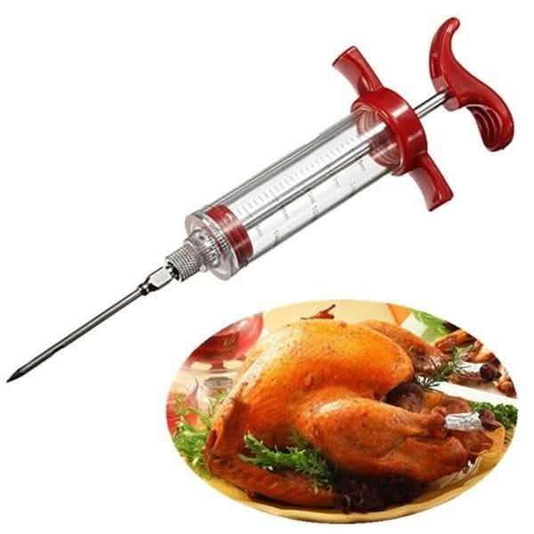 Seringue à injecter l'assaisonnement et la marinade pour viande barbecue 30ml