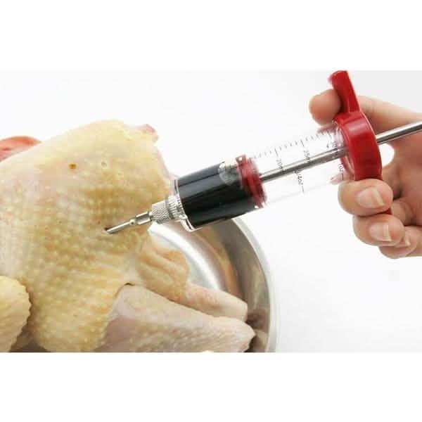 Seringue à injecter l'assaisonnement et la marinade pour viande barbecue 30ml