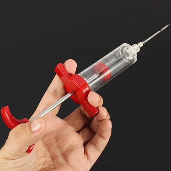 Seringue à injecter l'assaisonnement et la marinade pour viande barbecue 30ml