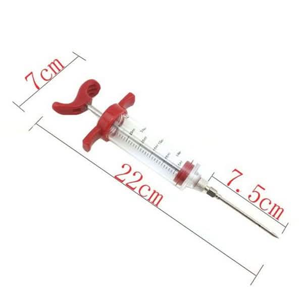 Seringue à injecter l'assaisonnement et la marinade pour viande barbecue 30ml