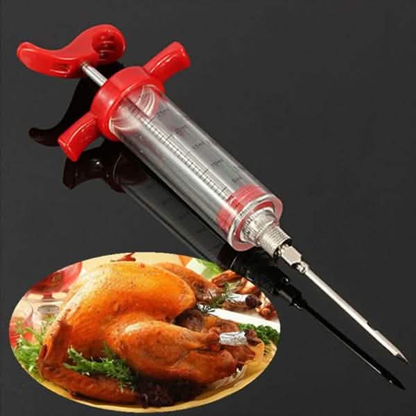 Seringue à injecter l'assaisonnement et la marinade pour viande barbecue 30ml
