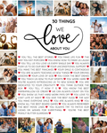 30 Things We Love About You – 30th Birthday Canva Wall Art Template