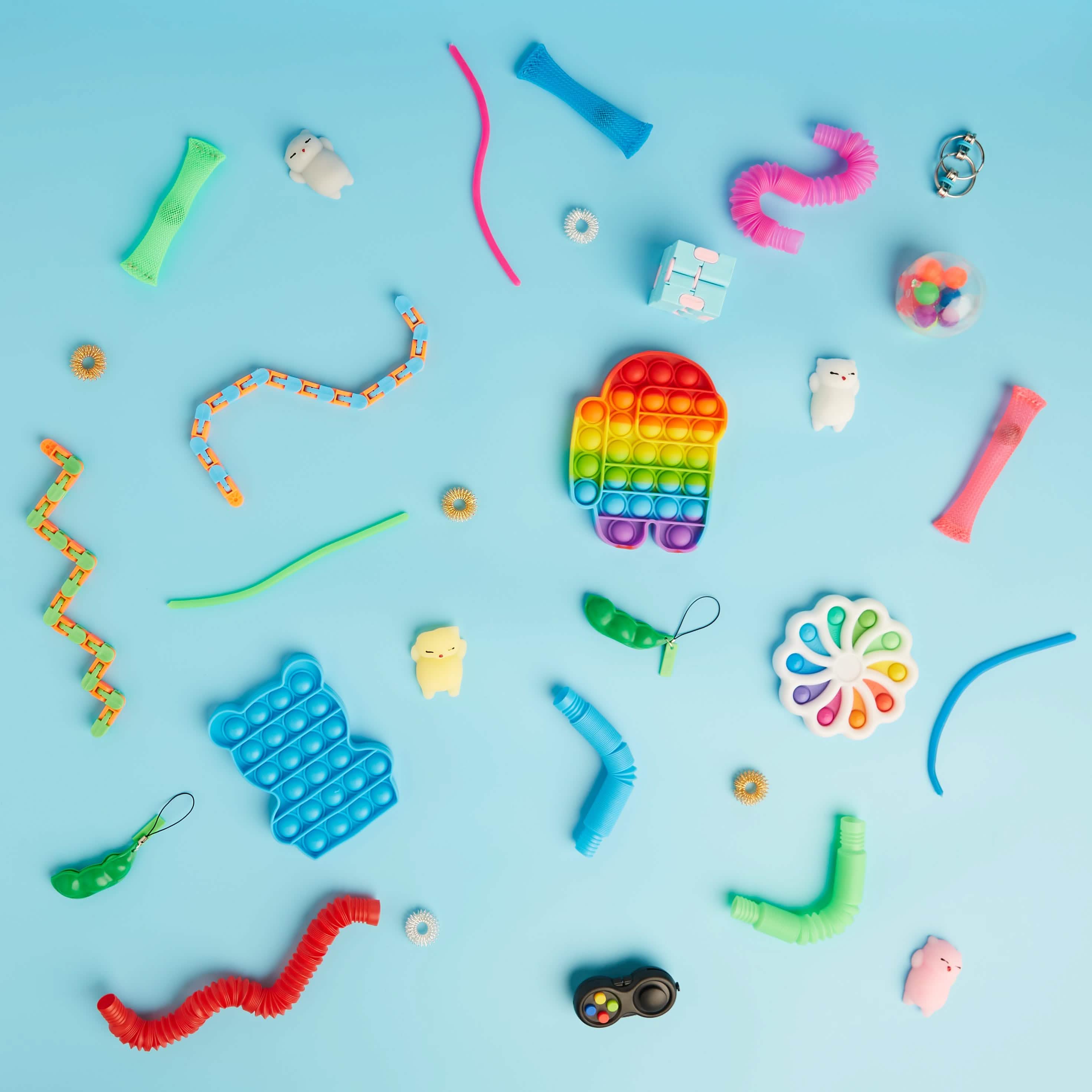 Lot de 31 pièces : Kit de jouets sensoriels anti-stress pour enfants et adultes