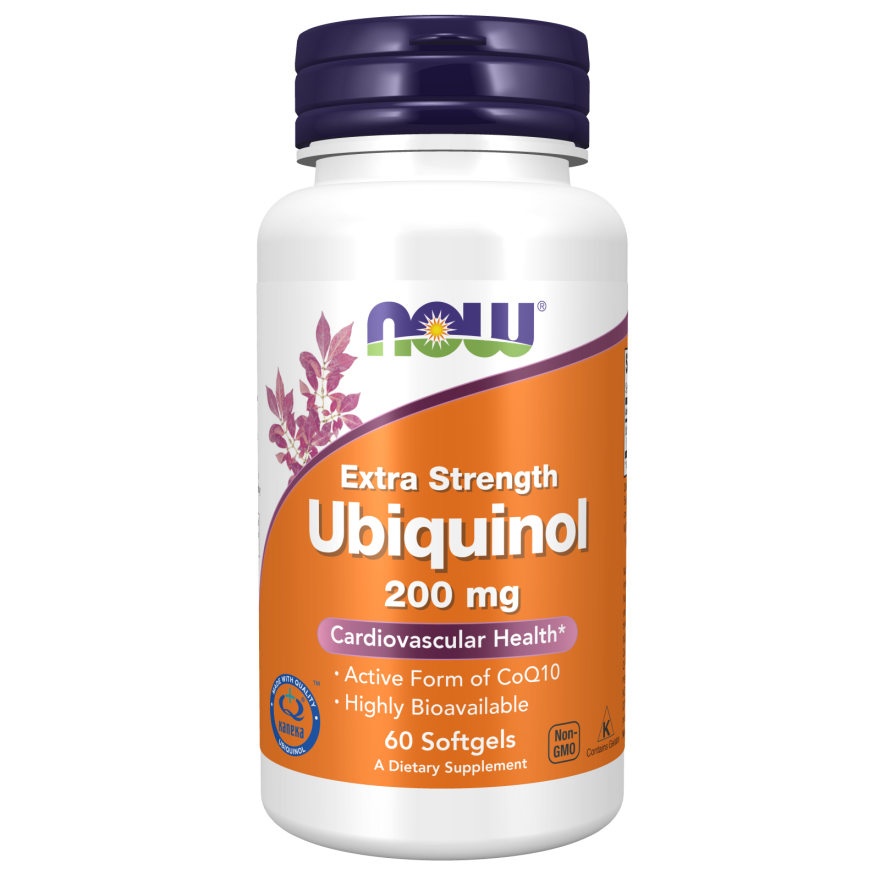 Now Foods Ubiquinol Extra Fort 200 mg 60 Gélules - 3144
