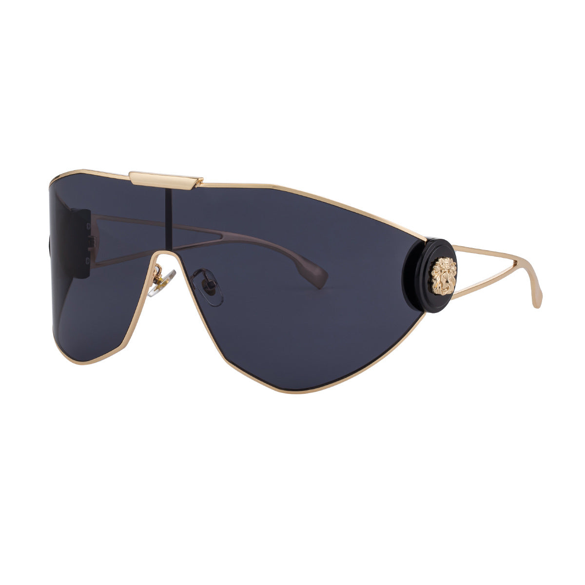 Lunettes de soleil aviateur sport plein cadre pour femmes — Protection UV intégrée aux verres