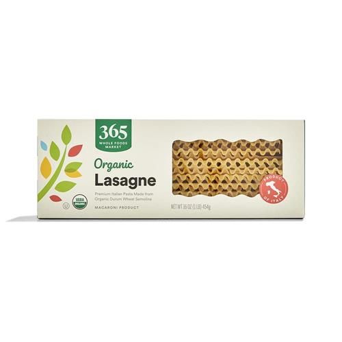 Whole Foods Market, Lasagnes Biologiques, 453 g