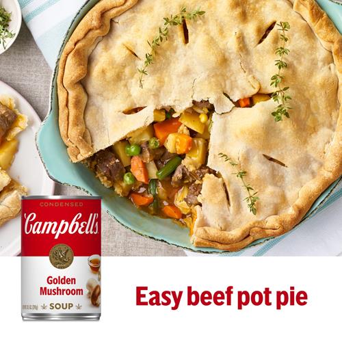 Soupe aux champignons dorés condensée de Campbell, boîte de 10,5 onces