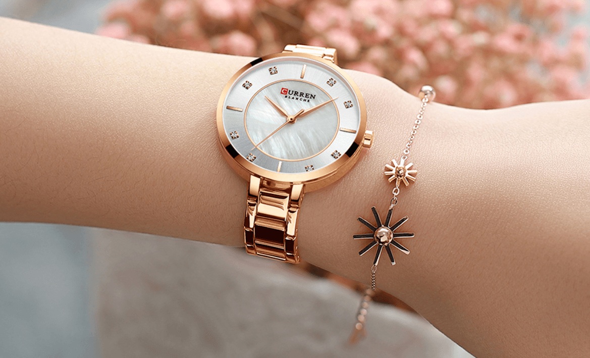 Montre Femme  Quartz Analogique  Montres Décontractées Tendance  Étanche Design Excellent Cadeau Parfait Pour Elle
