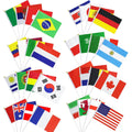 32 Pièces : Drapeaux des équipes nationales participant à la Coupe du monde 2022